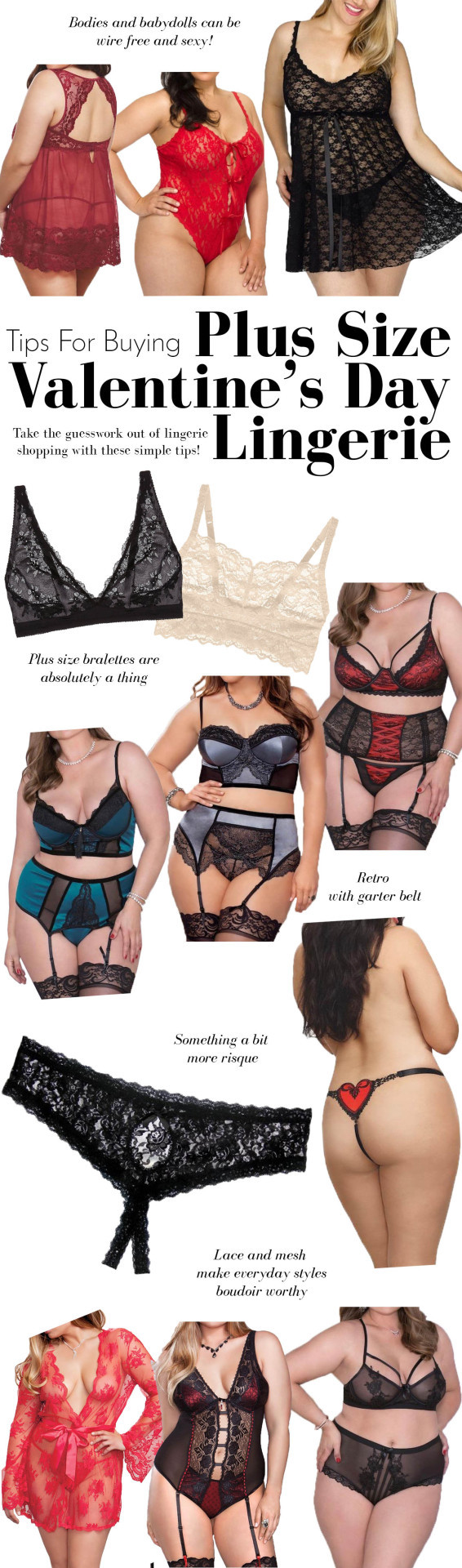 Tips For Buying Plus Size Valentine's Day Lingerie – A Curious Fancy